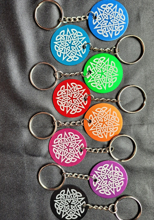 Celtic Weave Pentagram Keychains