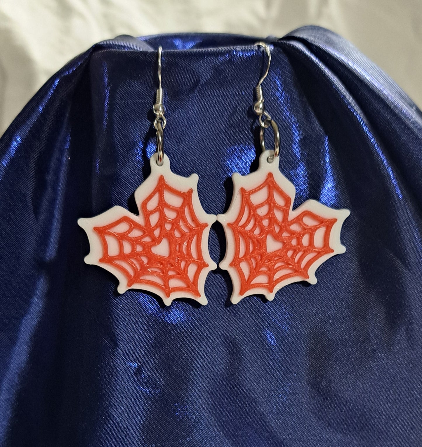 Spiderweb Heart Earrings