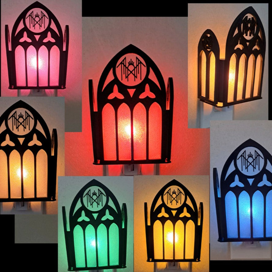 Gothic Cathedral Window Night Light